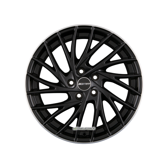 GMP - ENIGMA BLACK MATT DIAMOND LIP 8,5X19 LK:5/112 ET:25 ML:66,6